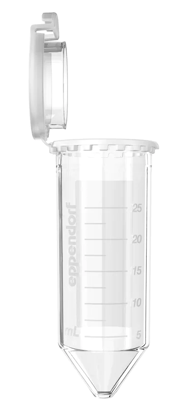 艾本德Eppendorf Conical Tubes 25 mL 帶鎖扣蓋 SnapTec?, 25 mL, 啟動套裝，4  個單離心管架，6  個轉(zhuǎn)子適配器，轉(zhuǎn)子孔可容納 50  mL 錐形管, P